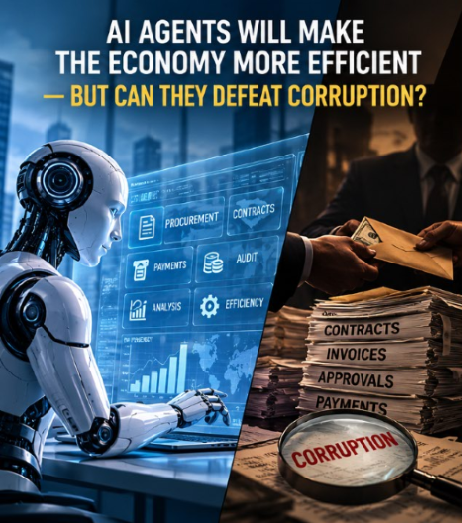 AI Agents Will Make the Economy More Efficient — But Can They Defeat Corruption?